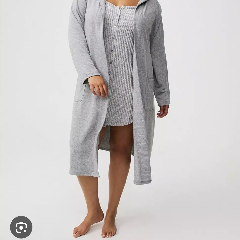 Cozy Super Soft Oatmeal Women's Robe